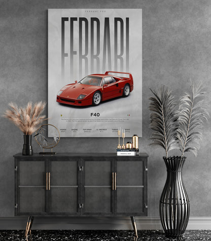 Revitalize your living space with captivating posters and pictures for living room walls. Explore our collection featuring race cars and GT cars, including iconic models like Ferrari. Find inspiration for small living room furniture ideas and house interior decoration. Shop now and elevate your home decor with Essential Walls.